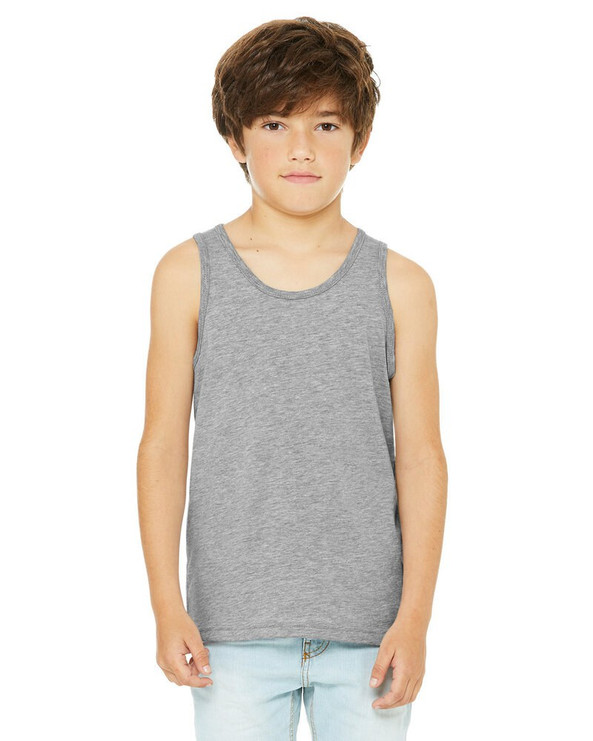 Bella+Canvas 3480YCV - Youth Heather CVC Tank