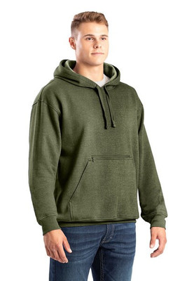 Berne SP418 - Men's Heritage Zippered Pocket Hooded Pullover Sweatshirt