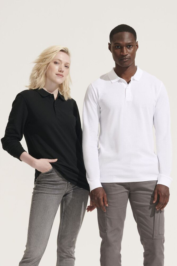 SOL'S 04241 - PLANET LSL Polo Unisexe Manches Longues
