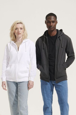 SOLS 03812 - CARTER Veste Zippée Unisexe à Capuche