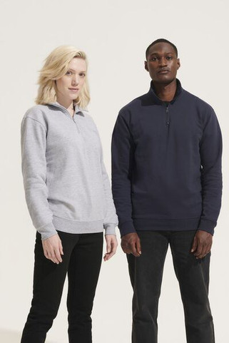 SOLS 04234 - CONRAD Unisex Sweatshirt With 1/4 Zip High Collar