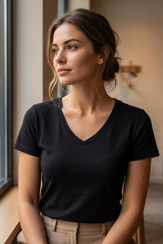 Malfini Premium 701 - Dynamic Stretch V-Neck Slim Fit Tee