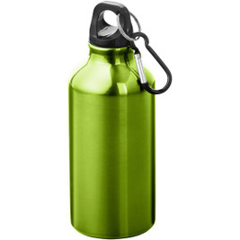 EgotierPro 100002 - Oregon 400 ml aluminium water bottle with carabiner