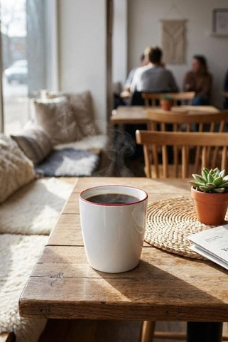 Aztec 340 ml ceramic mug - EgotierPro 100477