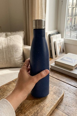 Vasa 500 ml speckled copper vacuum insulated bottle - EgotierPro 100518