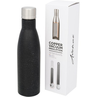 Vasa 500 ml speckled copper vacuum insulated bottle - EgotierPro 100518