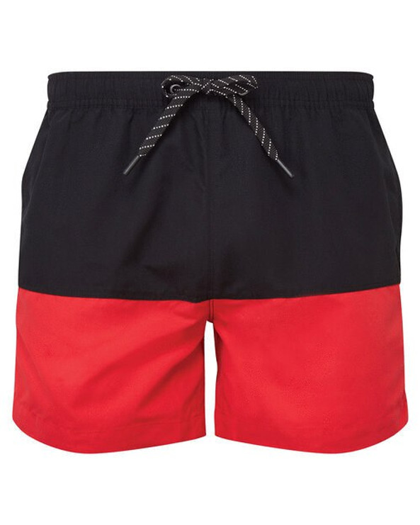 ASQUITH AND FOX AQ056 - Premium Panelled Swim Shorts with Mesh Lining