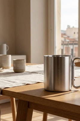 Alps 200 ml insulated mug with carabiner - EgotierPro 100563