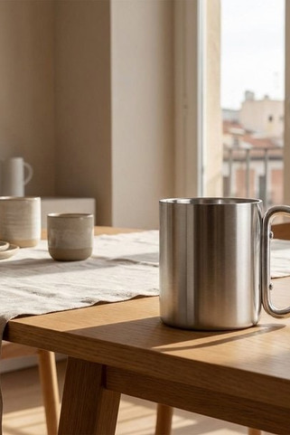 Alps 200 ml insulated mug with carabiner - EgotierPro 100563