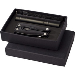 EgotierPro 104494 - Scout multi-function knife and LED flashlight set