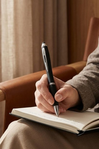 Barevné kuličkové pero a stylus Nash s černým úchopem - EgotierPro 106392