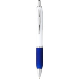 EgotierPro 106900 - Nash ballpoint pen white barrel and coloured grip