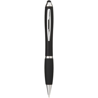 Nash coloured stylus ballpoint pen with black grip (blue ink) - EgotierPro 106903