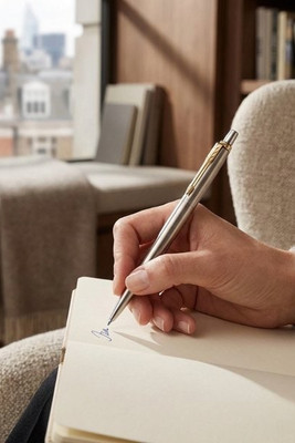 Parker 107025 - Jotter SS ballpoint pen (blue ink)