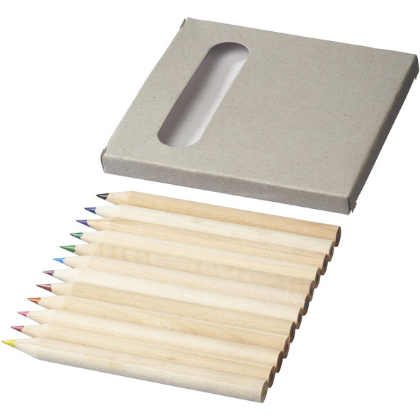 EgotierPro 107067 - Set de crayons de couleur 12 pièces Tallin