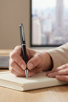 Luxe 107130 - Lento stylus balpen (zwarte inkt)