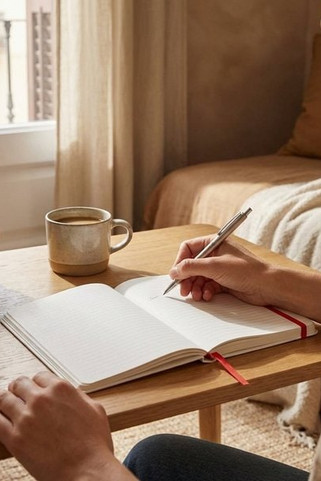 Spectrum A5 white notebook with coloured strap - EgotierPro 107135