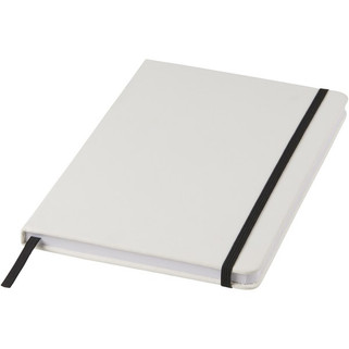 Spectrum A5 white notebook with coloured strap - EgotierPro 107135