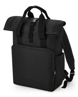 Bagbase BG118L - RECYCLED TWIN HANDLE ROLL TOP LAPTOP BACKPACK