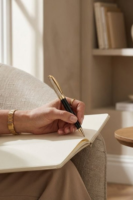 Luxe 107292 - Doré rollerball pen (black ink)