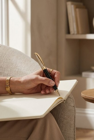 Luxe 107292 - Doré kuglepen (sort refill)