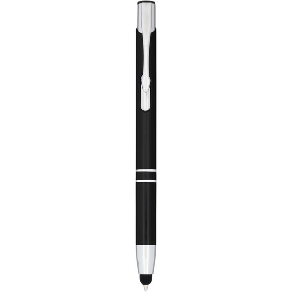 EgotierPro 107298 - Moneta anodized aluminium click stylus ballpoint pen