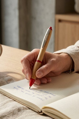 Kuličkové pero Nash z bambusu - EgotierPro 107378