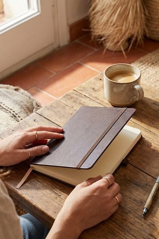 Marksman 107575 - Atlana leather pieces notebook