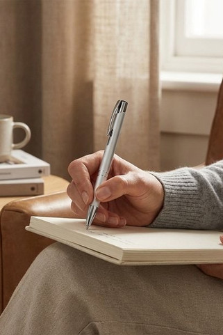 Moneta anodizované hliníkové stiskací kuličkové pero - EgotierPro 107583