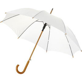 EgotierPro 109048 - Kyle 23" auto open umbrella wooden shaft and handle