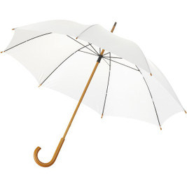 EgotierPro 109068 - Jova 23" umbrella with wooden shaft and handle