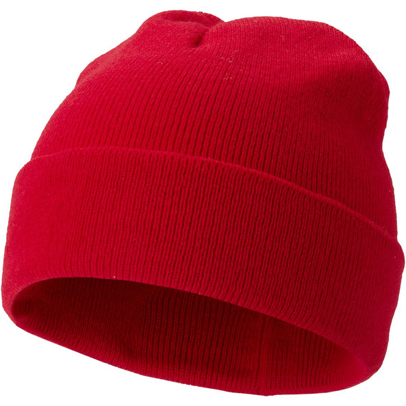 Elevate Essentials 111043 - Gorro acrílico monocapa com borda dupla dobrada "Irwin"