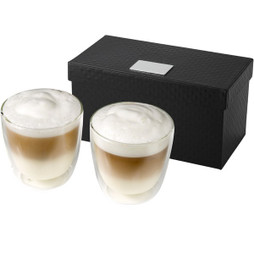 Seasons 112512 - Conjunto de 2 peças em vidro para café "Boda"