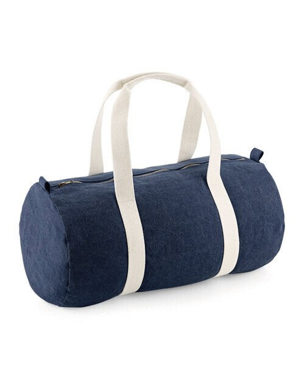 Bagbase BG646 - Versatile Cotton Denim Barrel Travel Bag