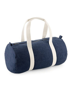 Bagbase BG646 - Versatile Cotton Denim Barrel Travel Bag