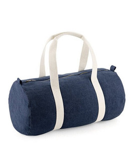 Bagbase BG646 - Versatile Cotton Denim Barrel Travel Bag