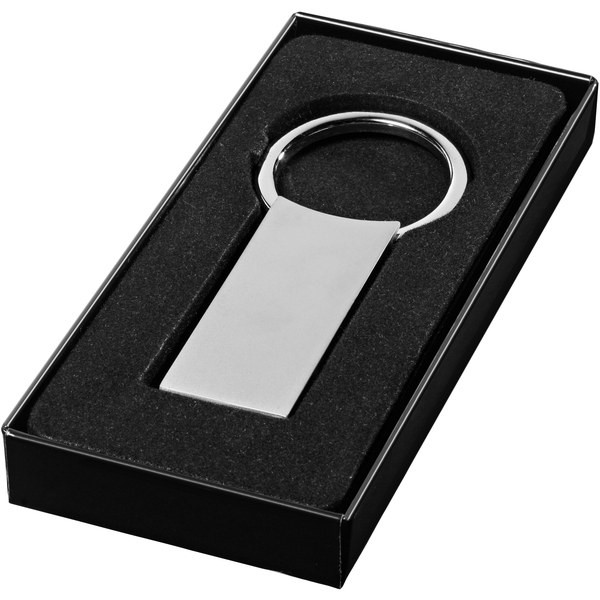 Omar rectangular keychain - EgotierPro 118032