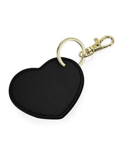 Bagbase BG746 - Elegant Heart-Shaped Leather-Look Key Clip Charm