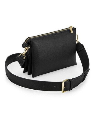 Bagbase BG759 - Elegant Saffiano Leather Look Crossbody Bag