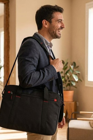 Vancouver 15.4" laptop bag 6L - EgotierPro 119644