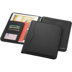 EgotierPro 119985 - Executive Ebony A4 Portfolio with Notepad