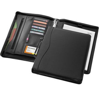 Ebony A4 briefcase portfolio - EgotierPro 119987