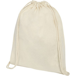 EgotierPro 120113 - Oregon 100 g/m² cotton drawstring bag 5L