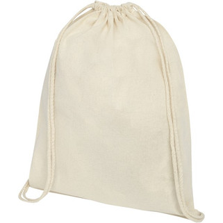 Oregon 100 g/m² cotton drawstring bag 5L - EgotierPro 120113