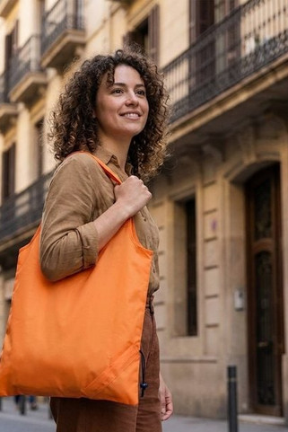 Sac shopping pliable Bungalow 7L - EgotierPro 120119