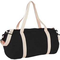 EgotierPro 120195 - Barrel katoenen duffeltas 25L