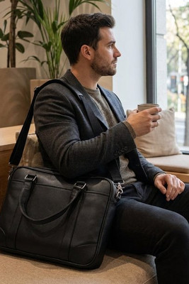 Oxford 15.6" slim laptop briefcase 5L - EgotierPro 120201