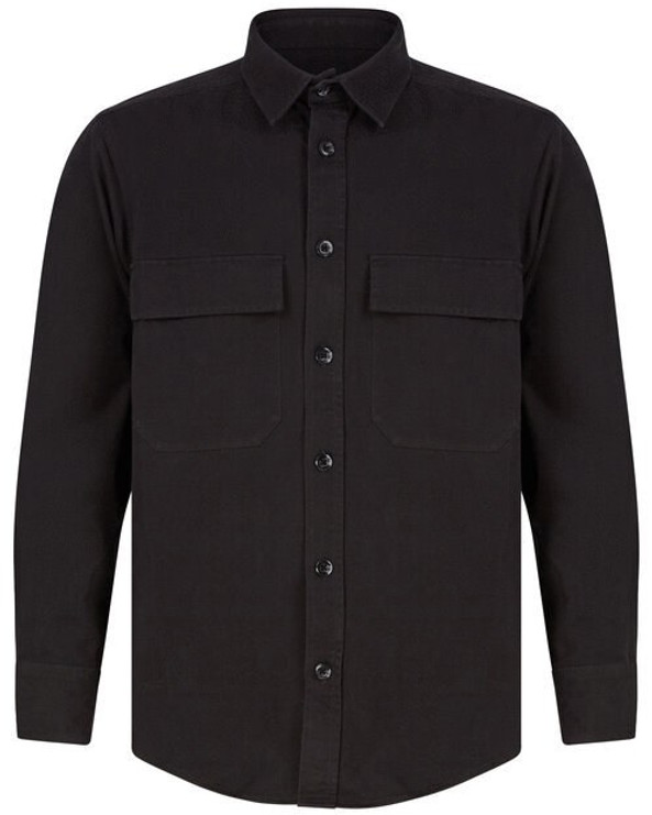 Front row FR54 - Heavyweight Cotton Drill Overshirt with Horn Buttons