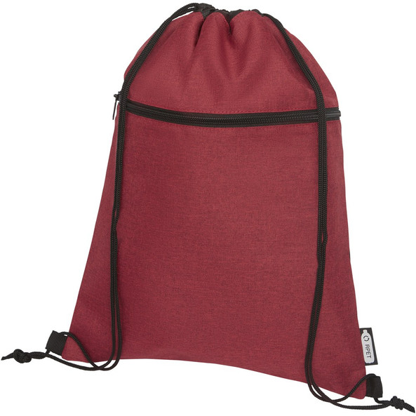 EgotierPro 120518 - Ross RPET rugzak met trekkoordsluiting 5L