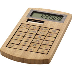 EgotierPro 123428 - Eugene Bambus Taschenrechner